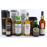 5 bottles of Single Malt Whisky, including Glenfiddich 18 year old, and Lagavulin 16 year old (5)