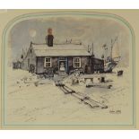 Graham Clarke, set of 5 colour prints, rural scenes, signed in the plate, image size 13" x 15.5",