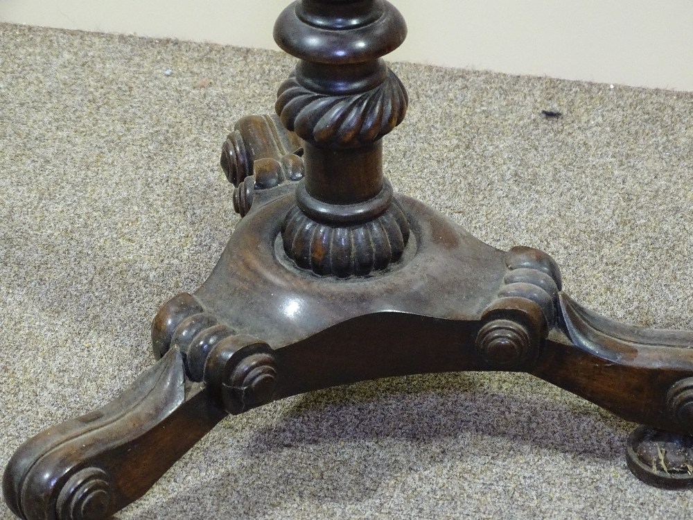 A mahogany bookstand on carved base - Image 4 of 4