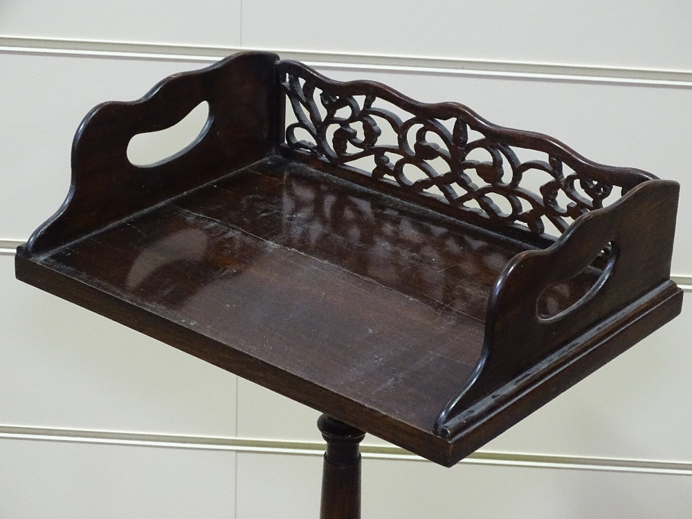 A mahogany bookstand on carved base - Image 2 of 4