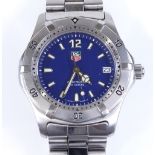 A Tag Heuer 200M Mid Size Automatic wristwatch, stainless steel case with luminous hour markers