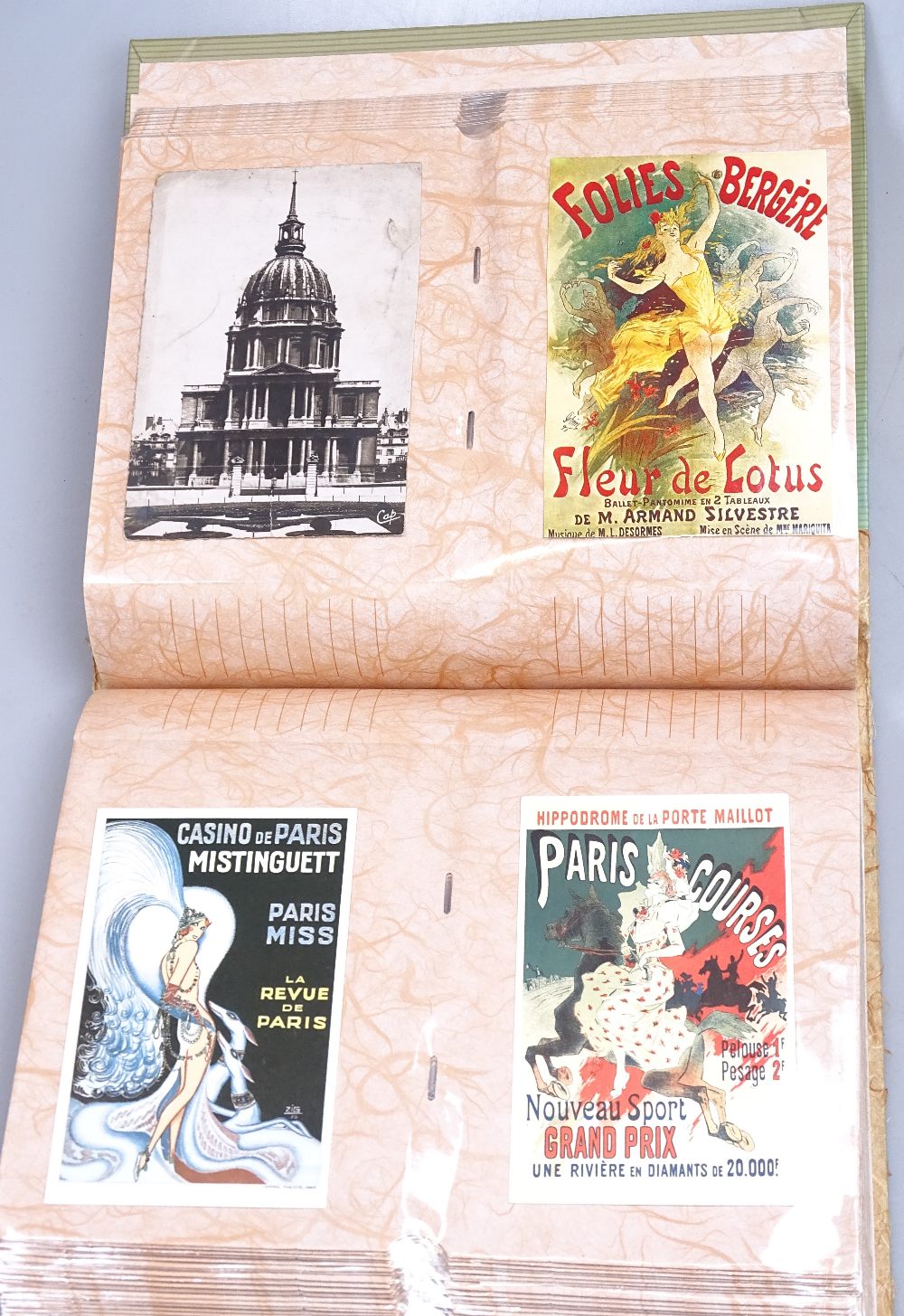 3 albums of Vintage postcards