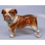 A cast-iron model of a Bulldog, length 8"