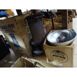 A Vintage Pifco radiant heat lamp, and a Valor oil heater