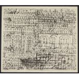 Paul Klee (1879 - 1940), lithograph, abstract study, 1947, 6" x 7", mounted