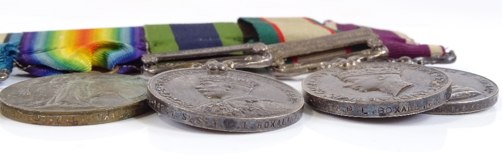 A group of 6 India Campaign and First War Service medals, awarded to M-14241 Sgt P L Boxall, Army - Image 3 of 3