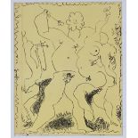 Pablo Picasso, Bacchanal 1956, lithograph from an edition of 3000 copies, published by Mourlot no.