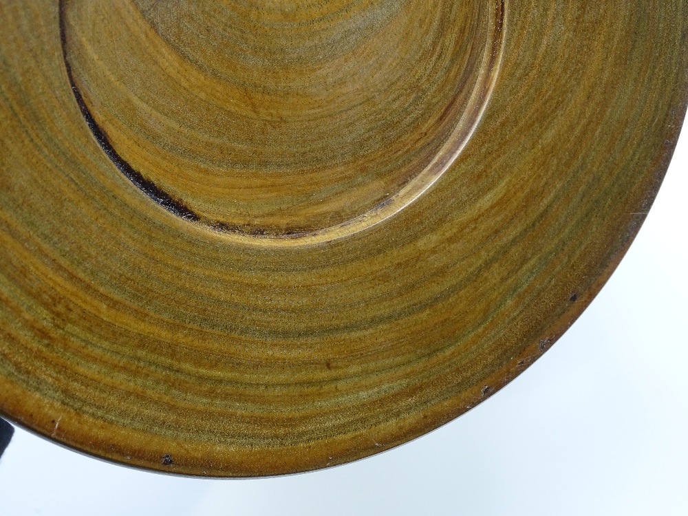 A large lignum vitae wassail bowl and cover, the circular lid surmounted with a spice cup and cover, - Image 8 of 10