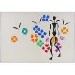 Henri Matisse, lithograph, La Negresse, published by Verve, 1950s, sheet size 14" x 21", framed