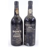 2 bottles of Vintage Port, Dow's 1980, and Skeffington 1994 (2)