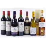 7 bottles of wine, including 2 bottles of Chateau Musar 1999 and 2001, Vose Romanee Domaine Jaffelin
