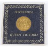 An 1889 gold sovereign