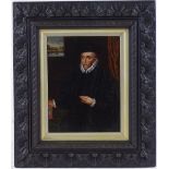 18th / 19th century oil on board, portrait of a nobleman, unsigned, 10" x 8", framed