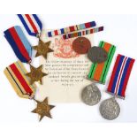 A group of 5 Second War Service medals and tags, to 2368042 G C Cockburn