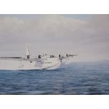 S Buckland, oil on board, Victor Tanker Mk I aircraft, 1977, and 2 aircraft prints (3)