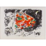 Marc Chagall, lithograph, After Winter, 1972, published by Derriere le Miroir 1972, Mourlot no. 651,