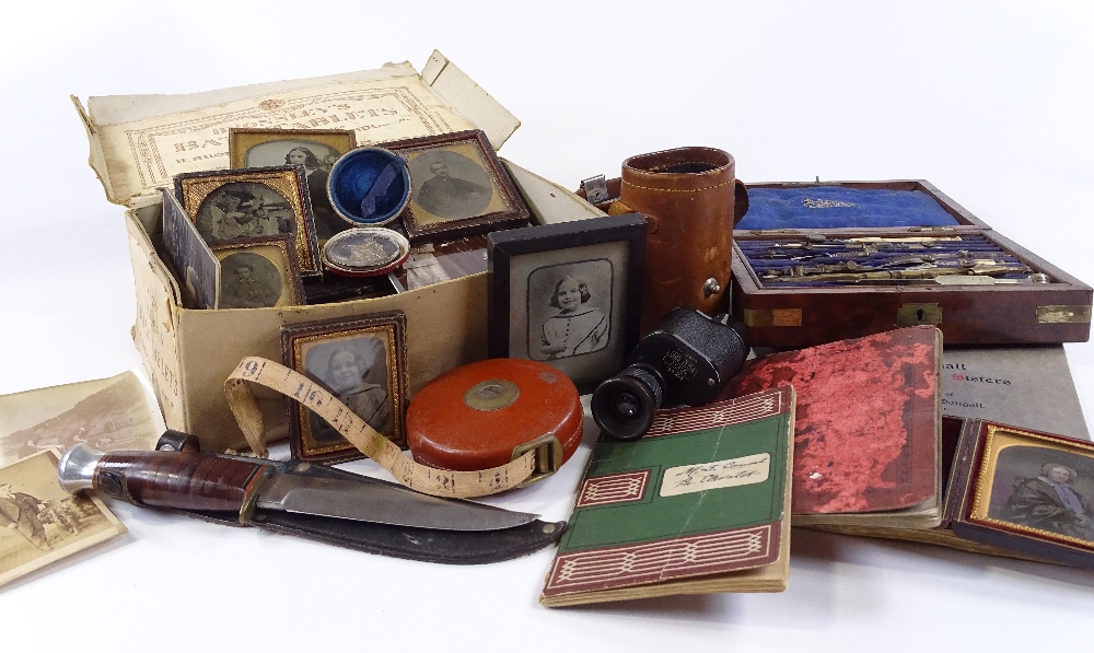 A socio-historic collection of family daguerreotype photos, and items relating to the Duckham and