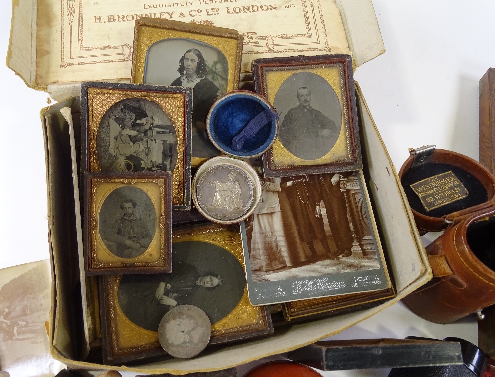 A socio-historic collection of family daguerreotype photos, and items relating to the Duckham and - Image 2 of 34