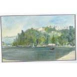 F G Sheppard, folder of watercolours, mainly Continental landscapes (23)