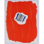 Robert Motherwell, lithograph, Tricolor, 1973, issued by XXth Siecle, sheet size 12" x 9.5", framed