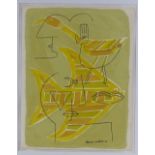 Victor Brauner, lithograph, Traces Insterstices, 1963, published for XXth Siecle, sheet size 12.5" x