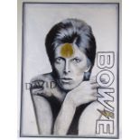 Clive Fredriksson, oil on board, Bowie, 36" x 25", framed