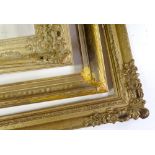 5 various gilt-gesso frames