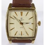 A Christopher Ward Automatic wrist watch, 25 jewel movement with luminous hands, date aperture and