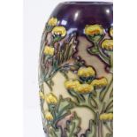 A Moorcroft Herb Garden pattern vase, 1999, height 18cm