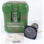 An original Concorde fuel indicator, by Smiths Industries, serial no. TS10702, from aircraft 210G-