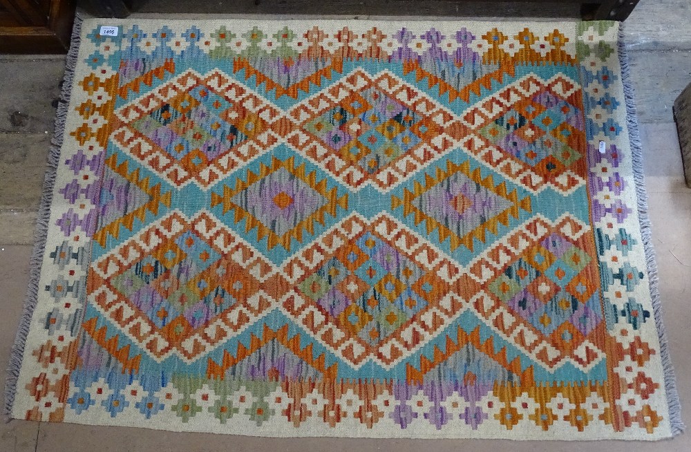 A Choli Kilim mat, 116cm x 85cm