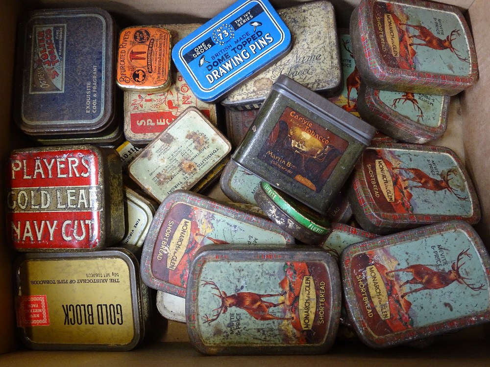 A group of Vintage tins