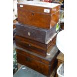 4 Victorian boxes