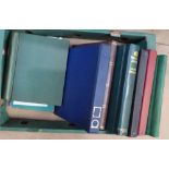 Postage stamp albums etc