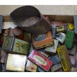 A box of tins