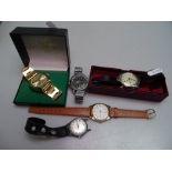 A collection of gent's wristwatches, to include Cetikon, Sekonda and Sicura etc