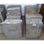 12 original Antique French stone printing blocks, with the option to purchase the following lots