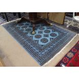 A blue ground Afghan design rug, 175cm x 120cm