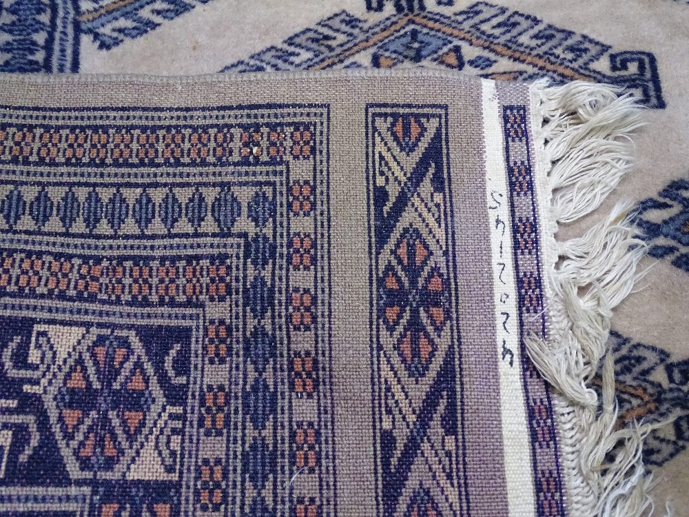 A blue ground Afghan design rug, 163cm x 93cm - Image 2 of 2
