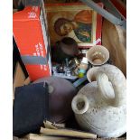 A box of miscellaneous items