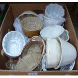 A collection of Victorian and other jelly moulds