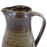 St Ives Studio Bernard Leach Pottery jug, impressed marks, height 21cm