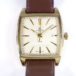 A Christopher Ward Automatic wrist watch, 25 jewel movement with luminous hands, date aperture and