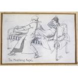 D G Bliss, a group of First War Period pencil sketches, studies of military field hospitals 1916