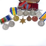 A quantity of First and Second War Service medals, including 1919 India Campaign medal (11)