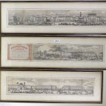 A mid-19th century set of 10 prints "Grand Architectural Panorama of London Regent Street to