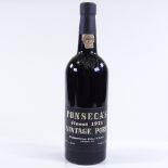 A bottle of Fonseca Finest 1975 Vintage Port