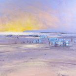 Chris Daynes, oil on canvas, Camber Sands, 24" x 30", unframed