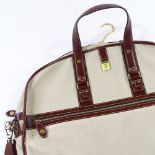 Aspinal of London suit carrier, in cloth bag