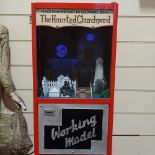 An arcade working model Haunted Churchyard penny in the slot machine, from an original Bollands